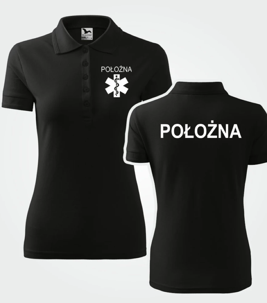 Koszulka Polo Damska Położna 200g - Pique