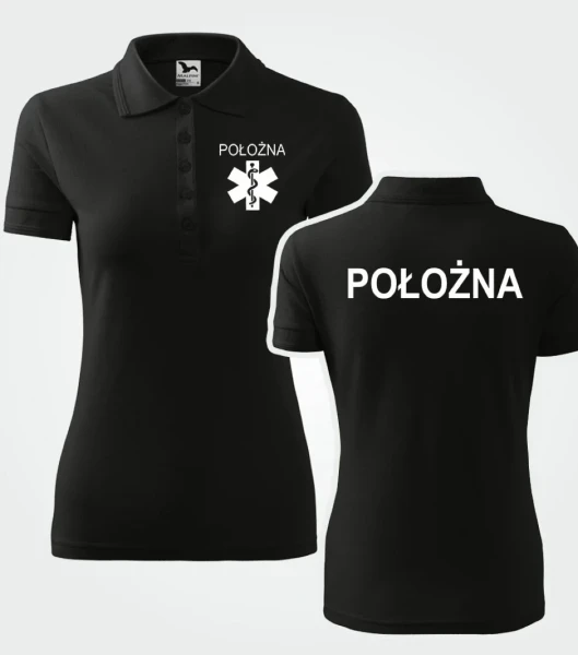 Koszulka Polo Damska Położna 200g - Pique