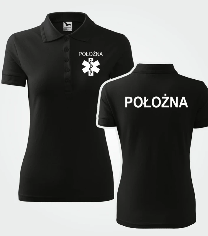 Koszulka Polo Damska Położna 200g - Pique