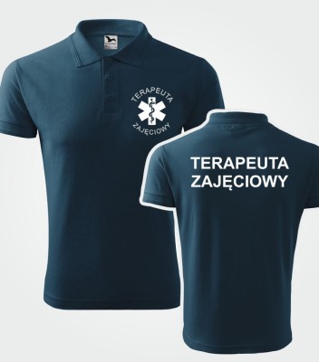 Koszulka Męska Polo Terapeuta Zajęciowy Pique