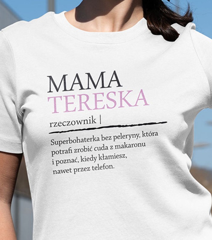 Koszulka Na Dzień Mamy Z Imieniem