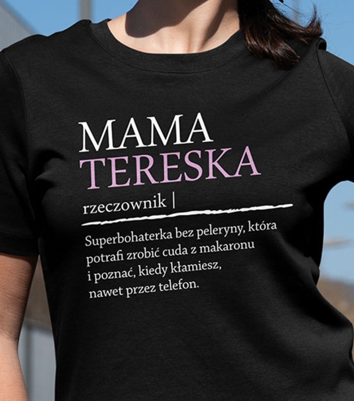 Koszulka Na Dzień Mamy Z Imieniem