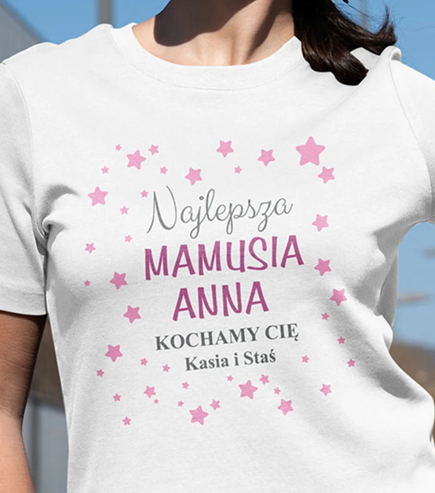 Koszulka Na Dzień Mamy z Imieniem
