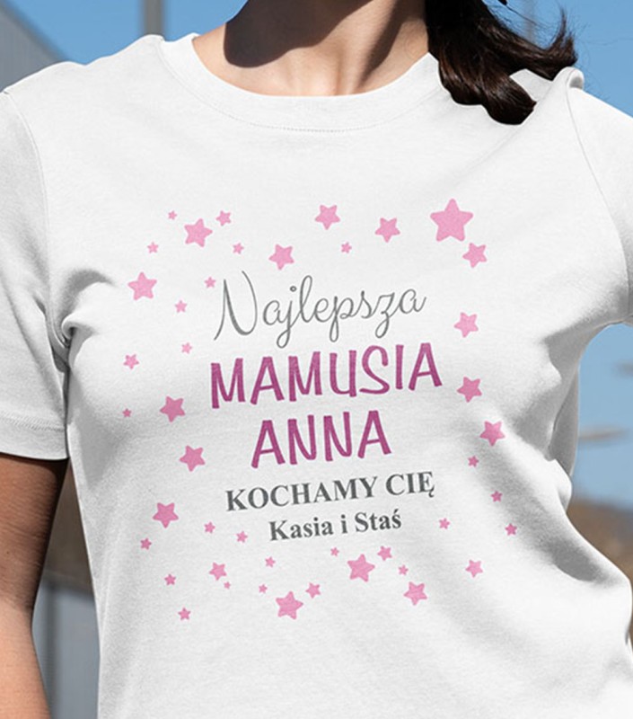 Koszulka Na Dzień Mamy z Imieniem