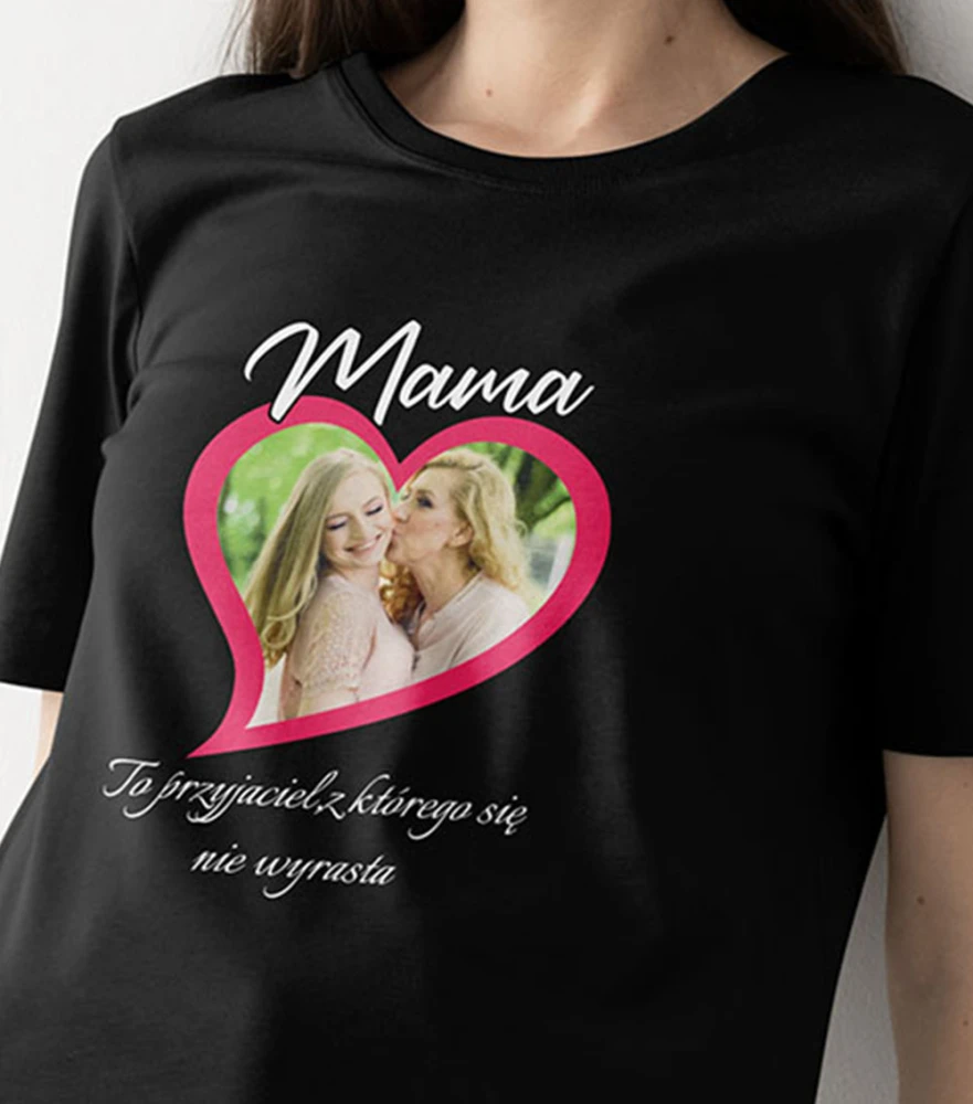 Koszulka Na Dzień Mamy Ze Zdjęciem