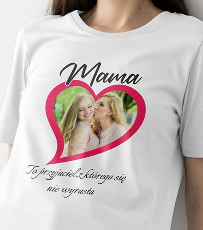 Koszulka Na Dzień Mamy Ze Zdjęciem