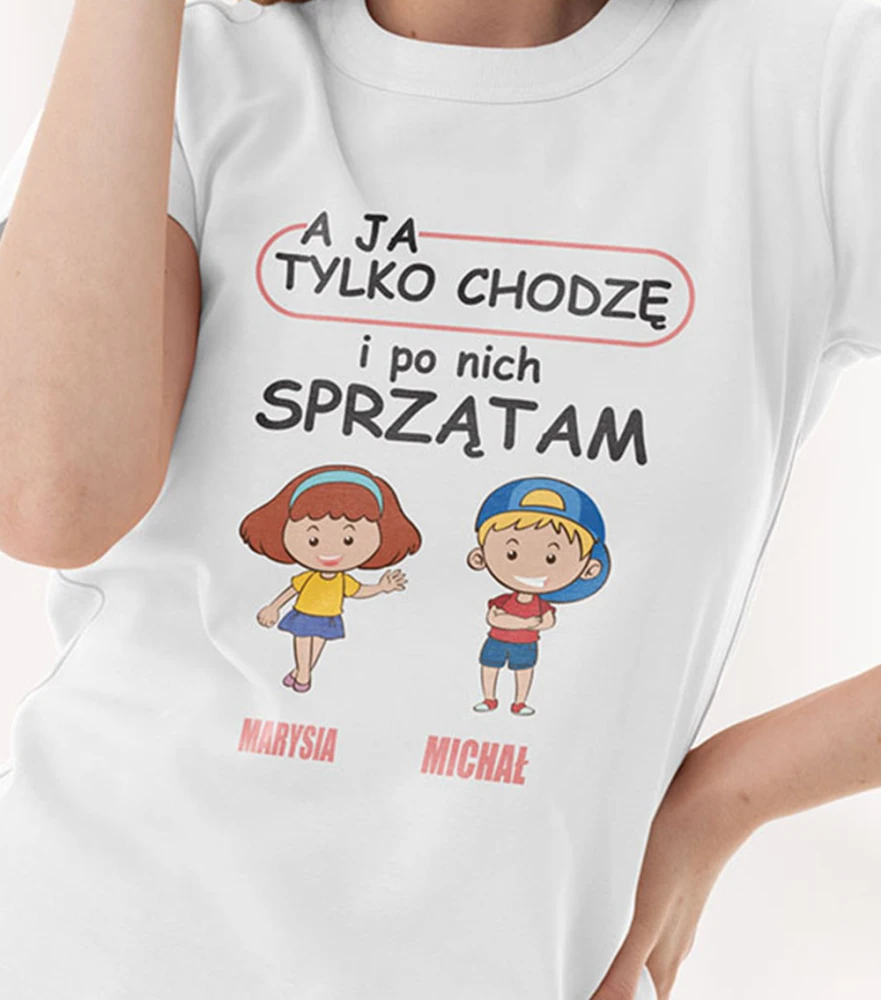 Koszulka Na Dzień Mamy Z Imionami