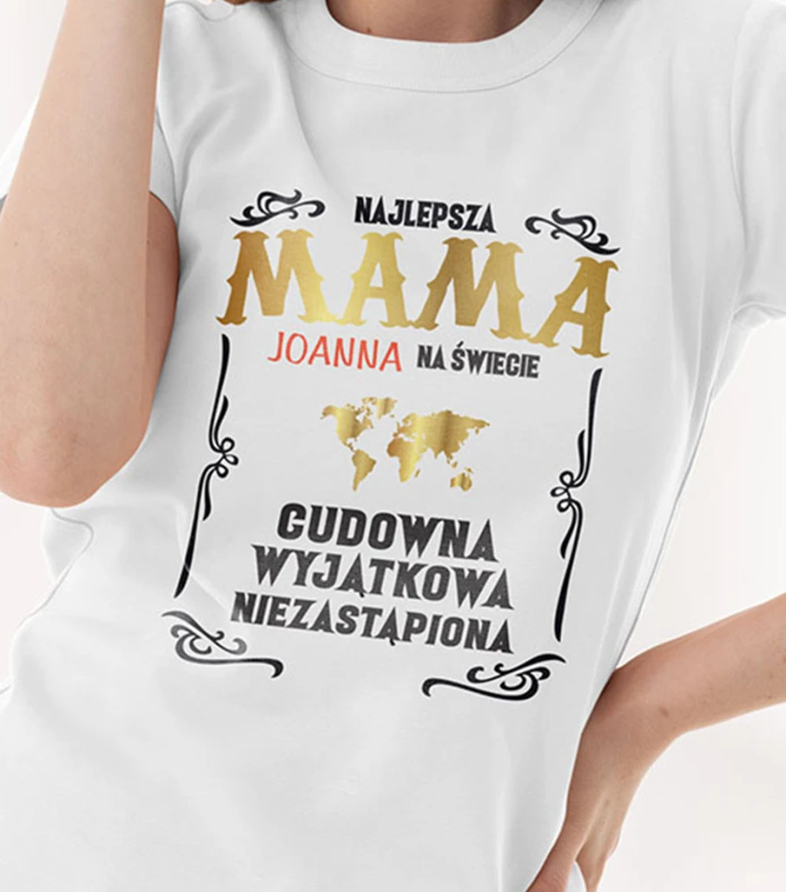 Koszulka Na Dzień Mamy Z Imieniem