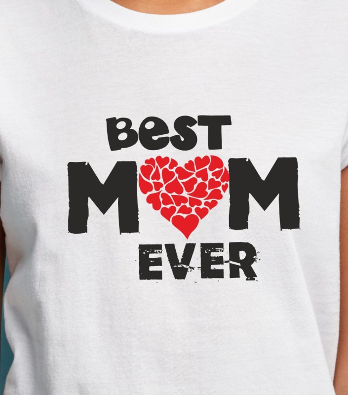 Koszulka Damska Best Mom Ever - Dzień Mamy