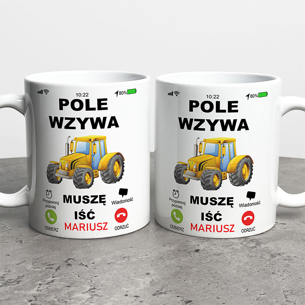Kubek Pole Wzywa Muszę Iść