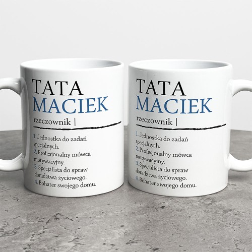 Kubek Na Dzień Taty Z Imieniem 