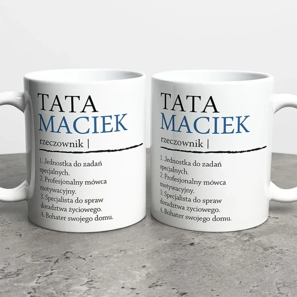 Kubek Na Dzień Taty Z Imieniem