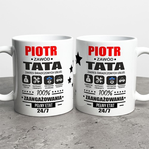 Kubek Na Dzień Taty  Z Imieniem  
