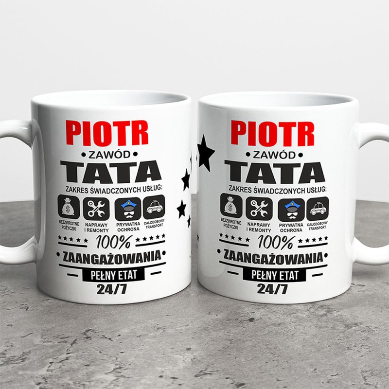 Kubek Na Dzień Taty Z Imieniem
