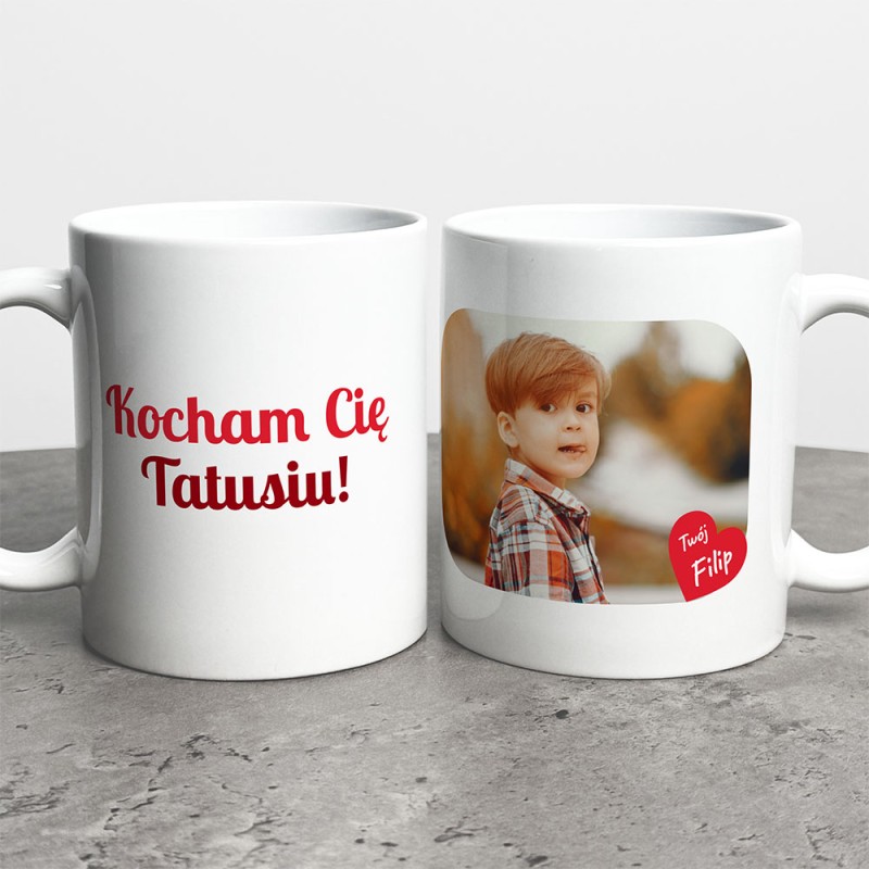 Kubek Na Dzień Taty Ze Zdjęciem I Imieniem