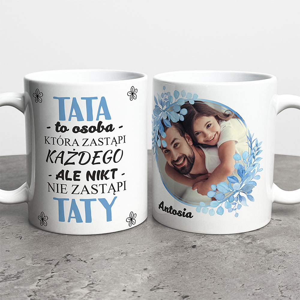 Kubek Na Dzień Taty Ze Zdjęciem I Imieniem