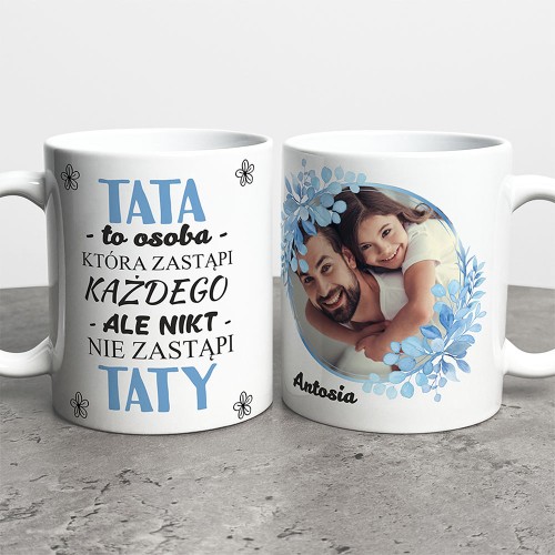 Kubek Na Dzień Taty  Ze Zdjęciem I Imieniem  