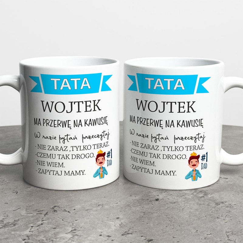 Kubek Na Dzień Taty Z Imieniem