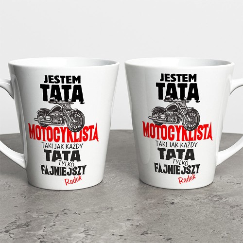 Kubek Latte Na Dzień Taty Z  Imieniem 