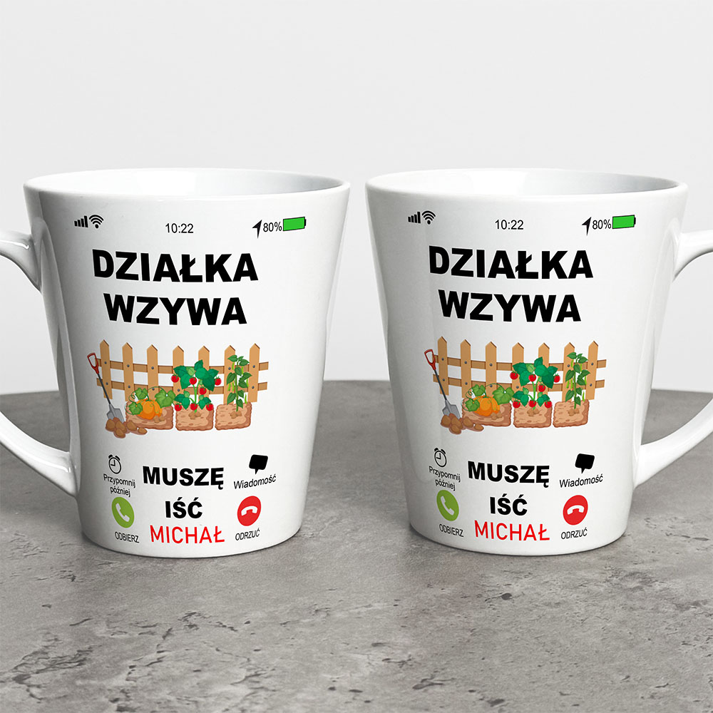 Kubek Latte Na Dzień Taty Z Imieniem