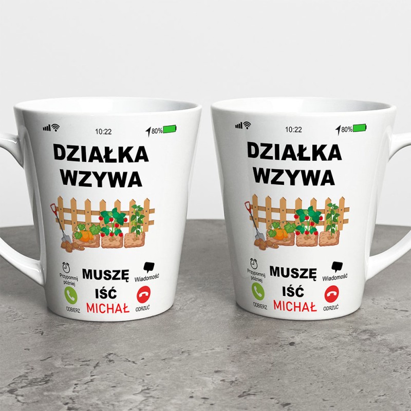 Kubek Latte Na Dzień Taty Z Imieniem