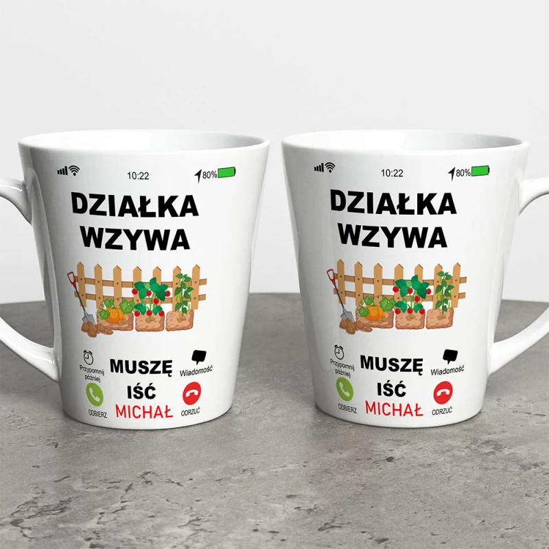 Kubek Latte Na Dzień Taty Z Imieniem