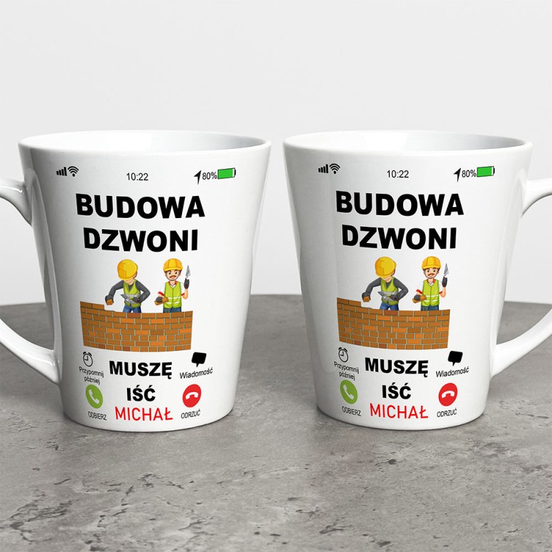 Kubek Latte Na Dzień Taty Z Imieniem