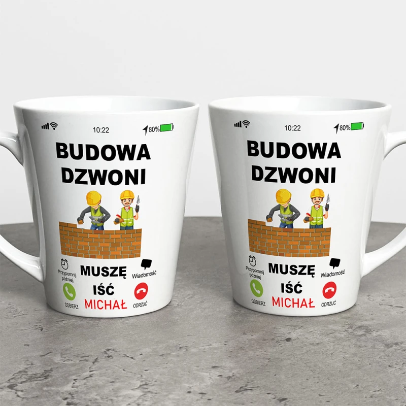 Kubek Latte Na Dzień Taty Z Imieniem