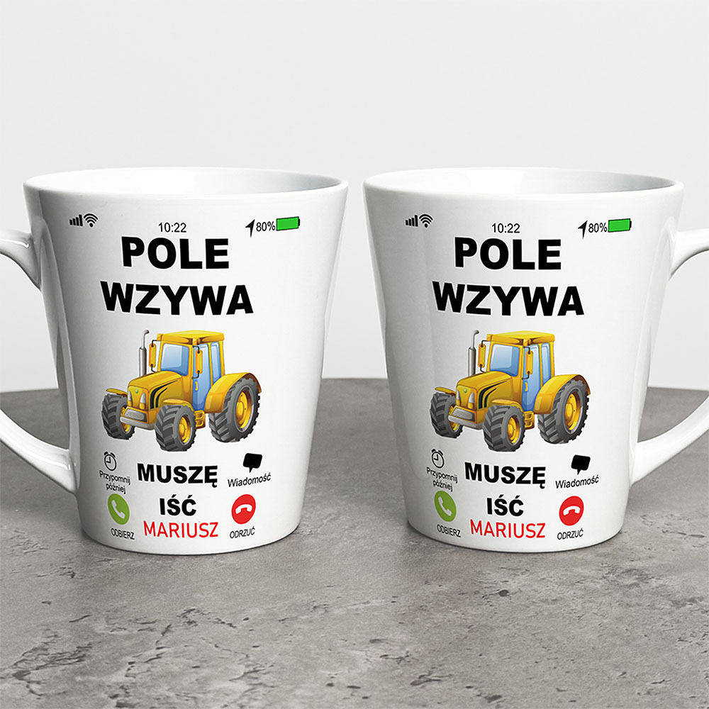 Kubek Latte Na Dzień Taty Z Imieniem