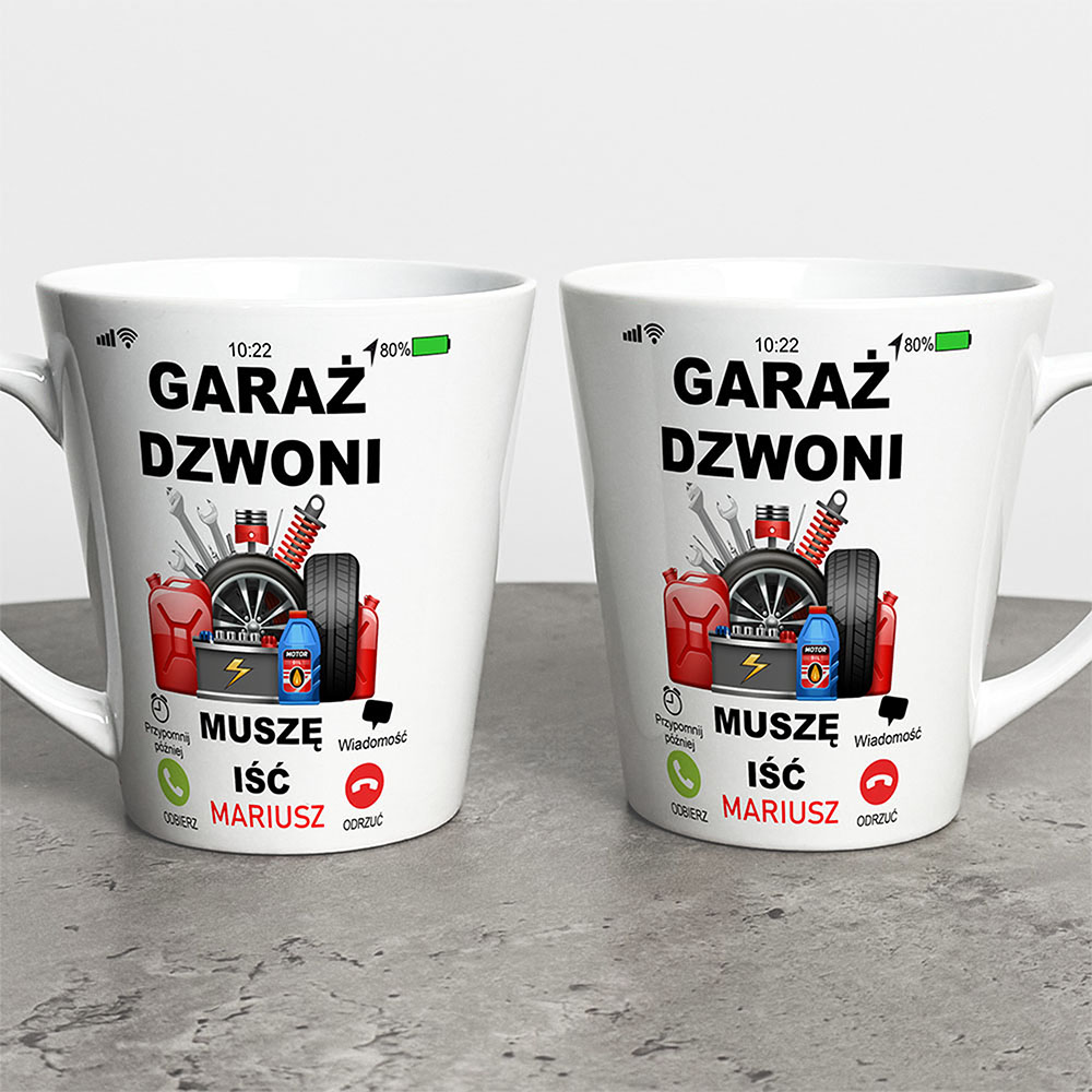 Kubek Latte Na Dzień Taty Z Imieniem