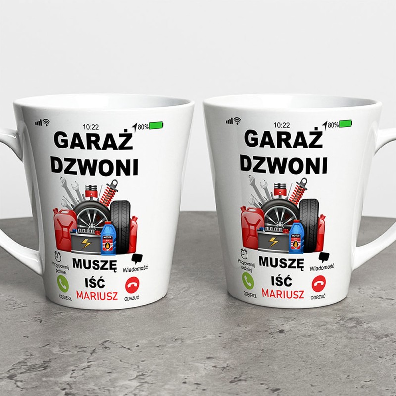 Kubek Latte Na Dzień Taty Z Imieniem