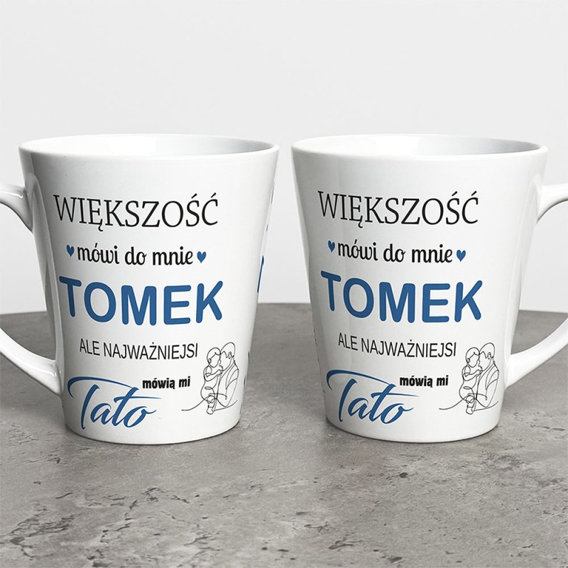 Kubek Latte Na Dzień Taty Z Imieniem