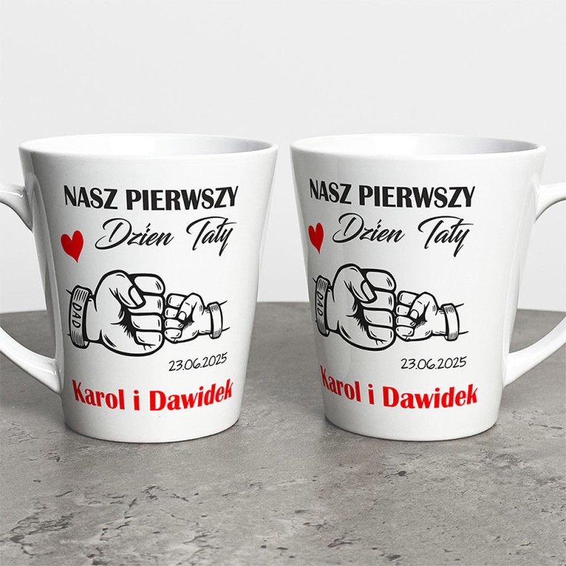 Kubek Latte Na Dzień Taty Z Imionami
