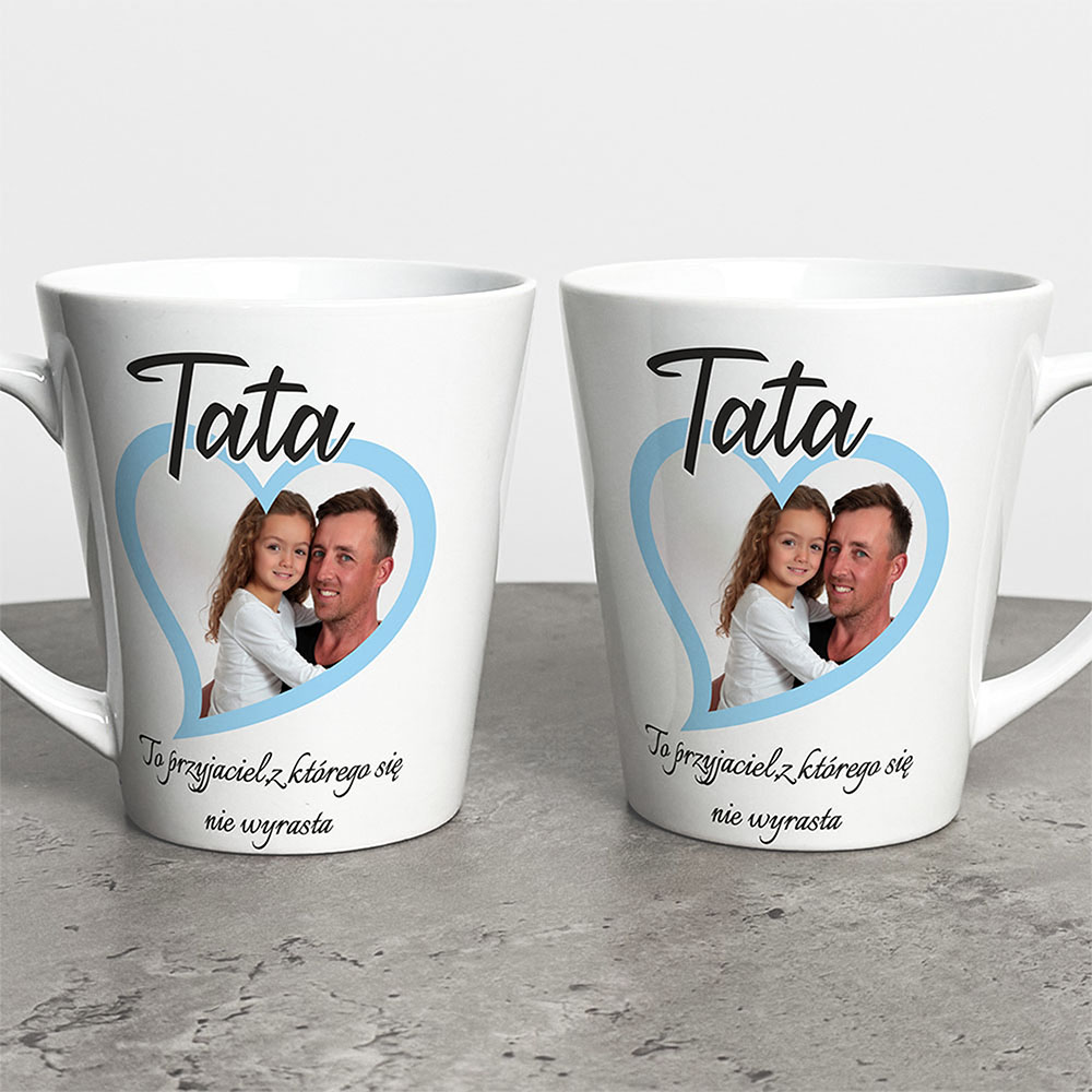 Kubek Latte Na Dzień Taty Ze Zdjęciem