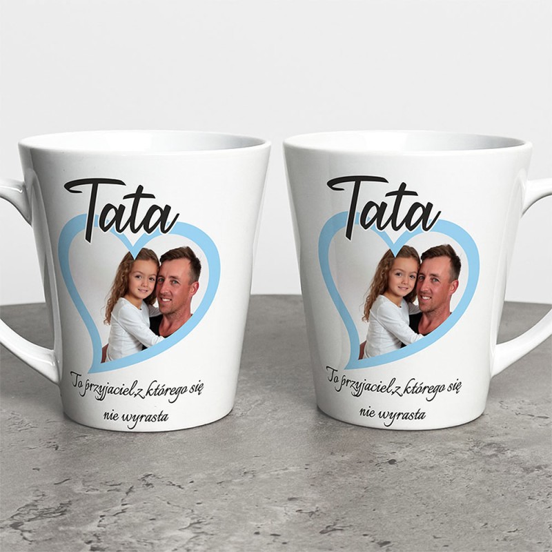 Kubek Latte Na Dzień Taty Ze Zdjęciem