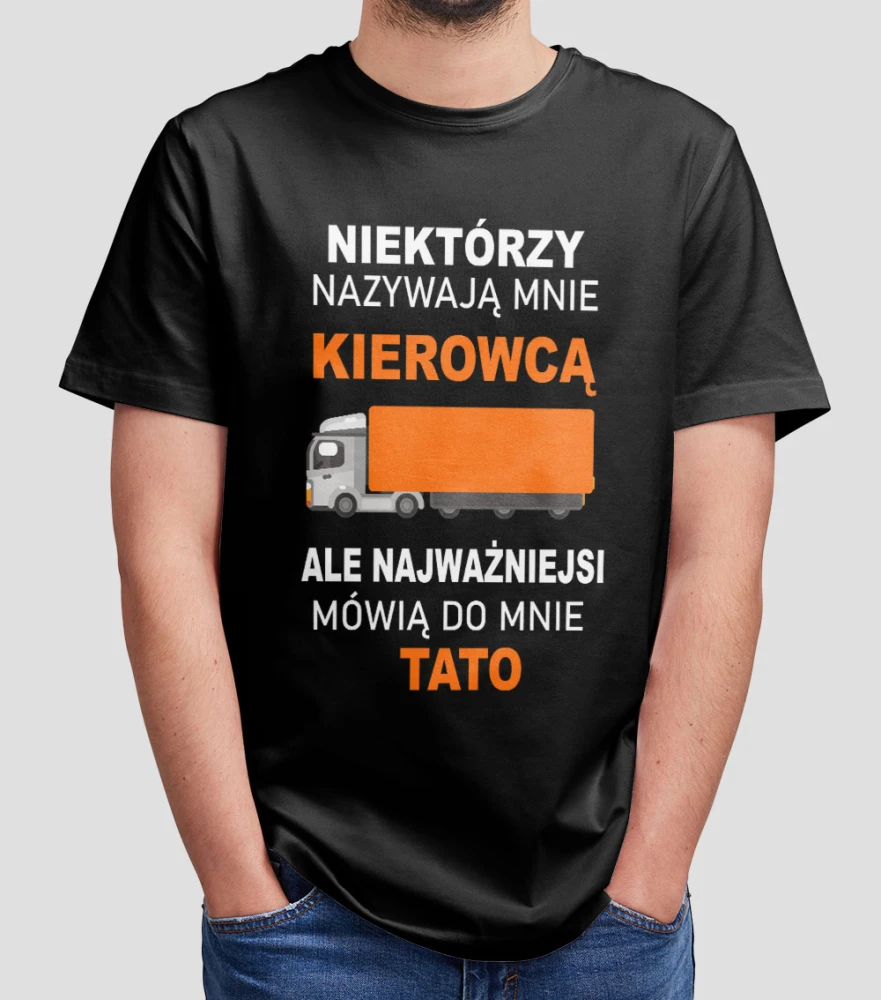 Koszulka Dla Taty Kierowca Ciężarówki