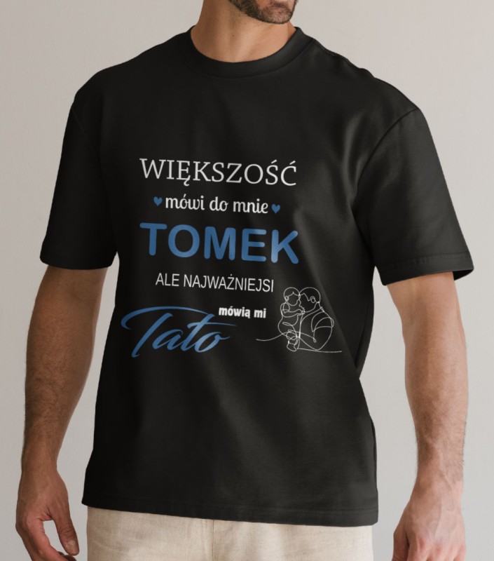 Koszulka Na Dzień Taty Z Imieniem