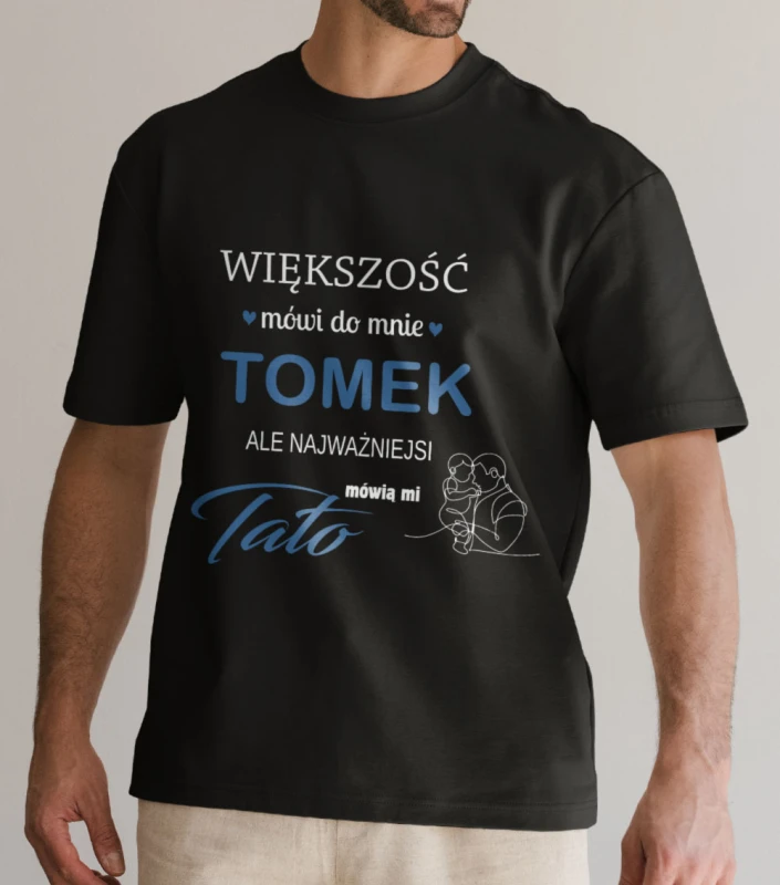 Koszulka Na Dzień Taty Z Imieniem
