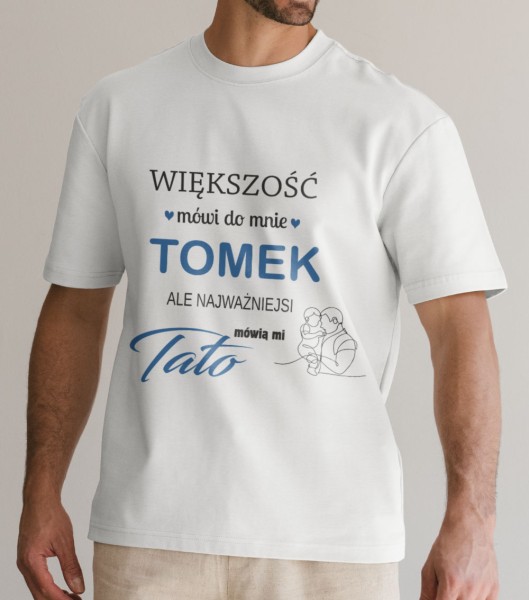 Koszulka Na Dzień Taty Z Imieniem