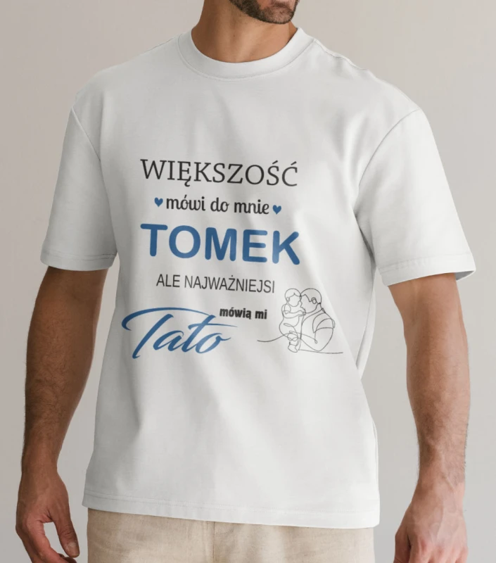 Koszulka Na Dzień Taty Z Imieniem