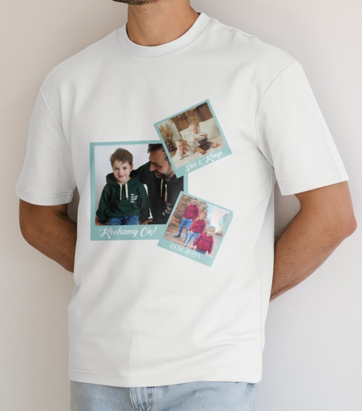 Koszulka Na Dzień Taty Ze Zdjęciami