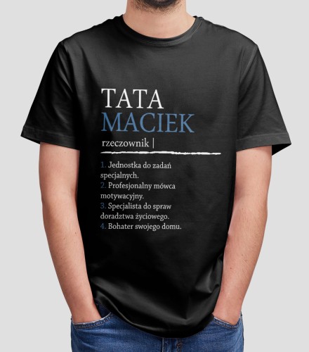 Koszulka Na Dzień Taty Z Imieniem