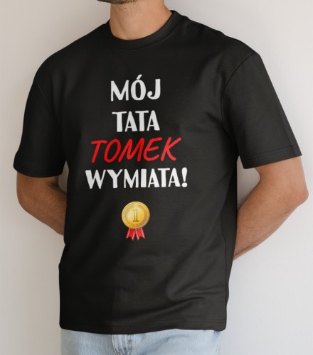 Koszulka Na Dzień Taty Z Imieniem