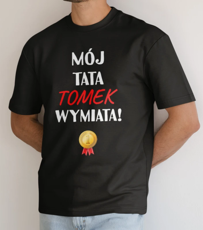 Koszulka Na Dzień Taty Z Imieniem