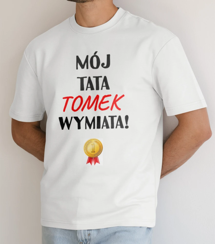 Koszulka Na Dzień Taty Z Imieniem