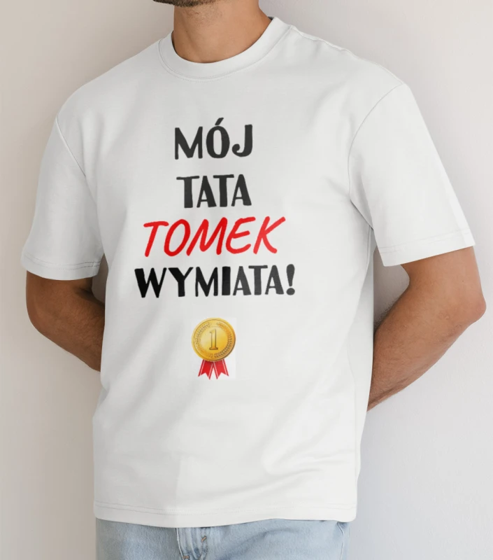 Koszulka Na Dzień Taty Z Imieniem