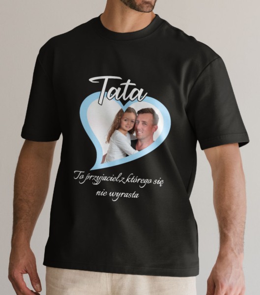 Koszulka Na Dzień Taty Ze Zdjęciem