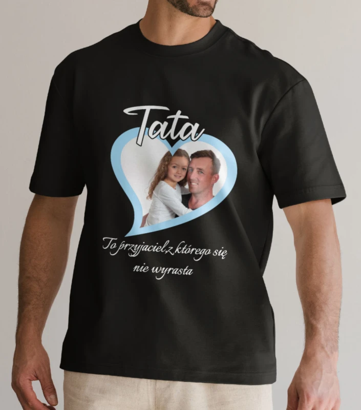 Koszulka Na Dzień Taty Ze Zdjęciem