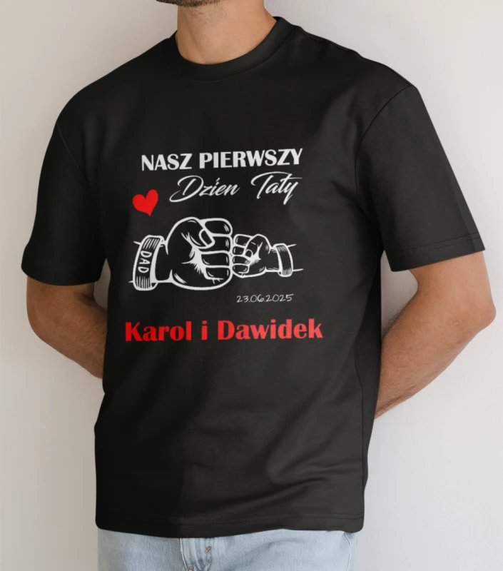 Koszulka Na Dzień Taty Z Imionami