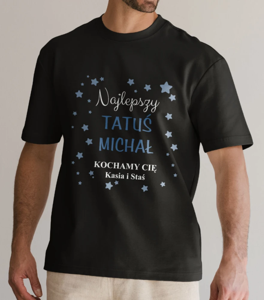 Koszulka Na Dzień Taty Z Imionami